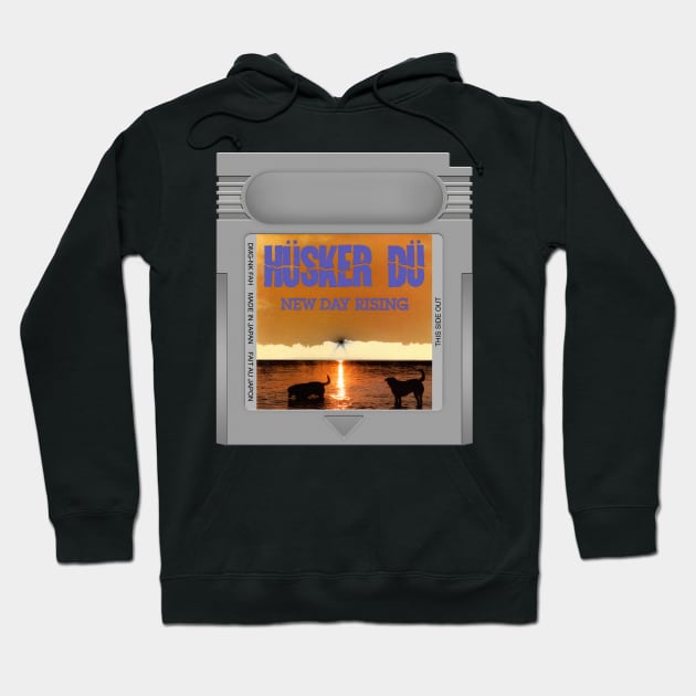 New Day Rising Game Cartridge Hoodie by PopCarts